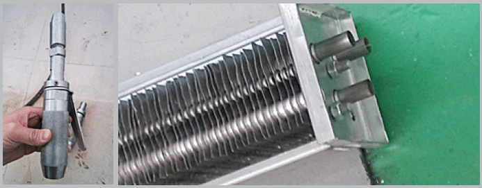 散熱器氣液脹管機(jī)使用現(xiàn)場(chǎng)