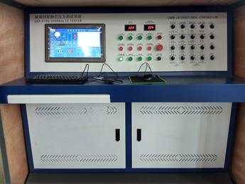 出口科威特玻璃鋼管水壓試驗機調(diào)試出貨