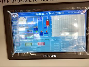 出口科威特玻璃鋼管水壓試驗機(jī)調(diào)試出貨圖片4